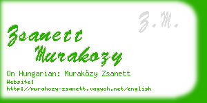 zsanett murakozy business card